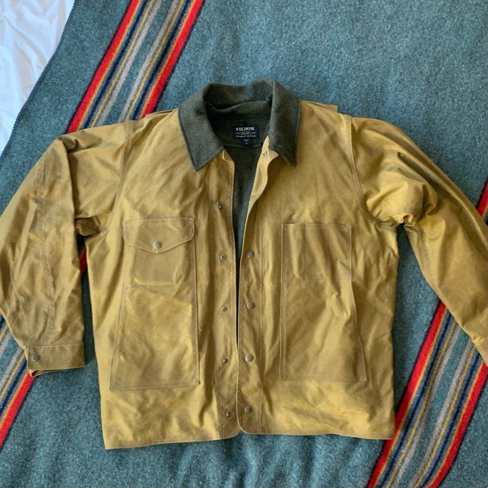 FILSON WAXED TIN-CLOTH JACKET
